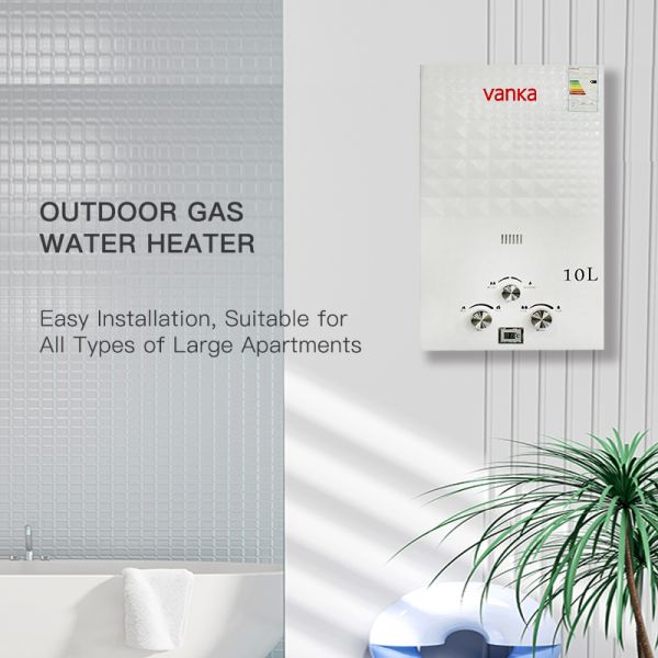 20KW 10L LPG Tankless Water Heater with Automatic Electrical Pulse Ignition for Shower