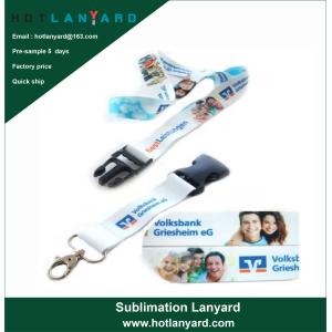 Custom Logo Sublimation Heated Transfer Neck Nylon Woven Polyester Printing