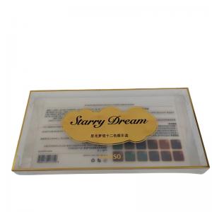 China Clear Eyeshadow Box Packaging Plastic Recyclable Foldable OEM on sale