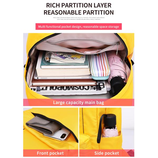 Wholesale customized Backpack School Bag High Quality Waterproof Nylon Kids School Bag Mochila