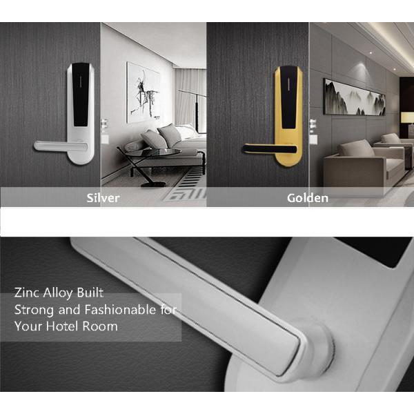 Smart Home Thumbprint Door Lock , Digital Hotel Electronic Door Locks