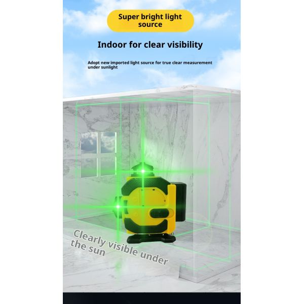 High-precision Wall-to-Ground Level Wholesale Automatic Naughty Industrial Outdoor Bright Light Green Battery Powered 16-Dot
