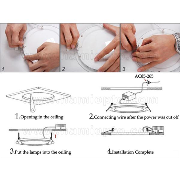 Dimmable 6W/9W/12W/15W/18W/21W LED Recessed Ceiling Panel Down Lights