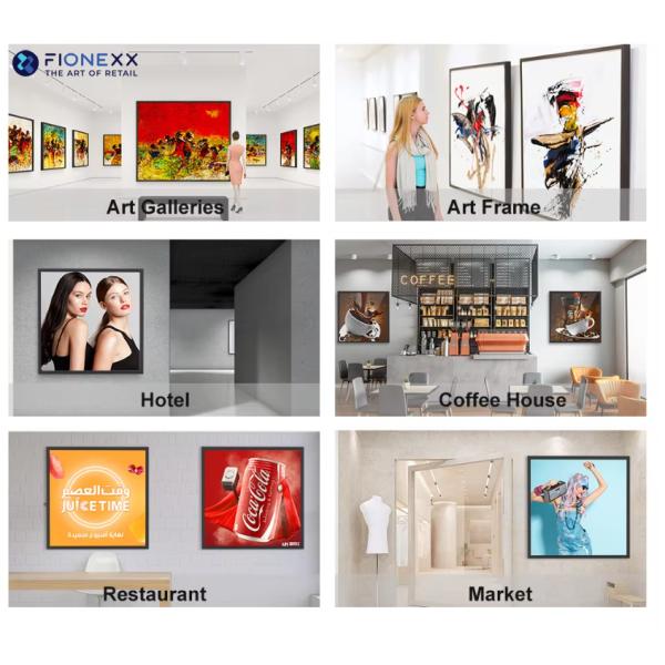 27 / 29 / 35 Inch High Resolution Touch Kiosk Square LCD Panel Android Wall-Mounted Installation