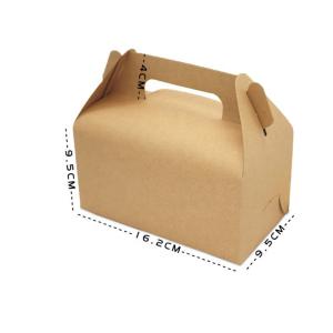 Custom Printing Folding Paper Sweet Box Cake Packing With Handle