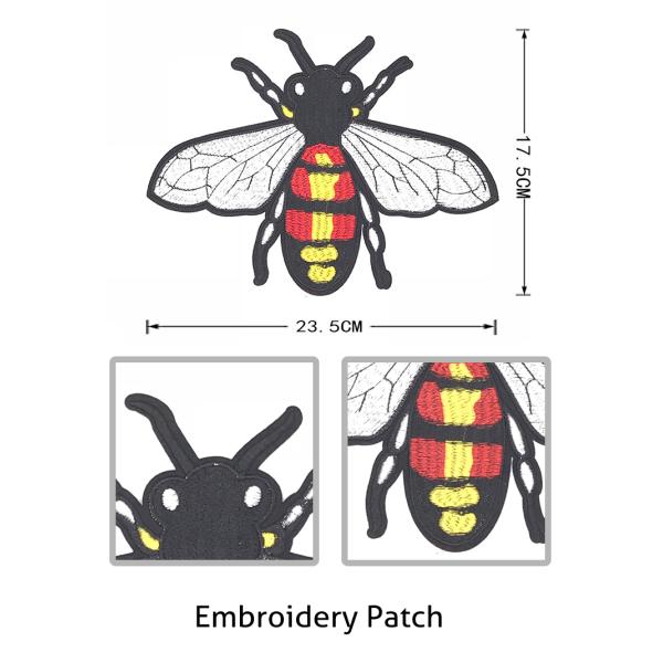 DIY Fashion Embroidered Animal Patches , Colorful Decorative Patches For Jackets