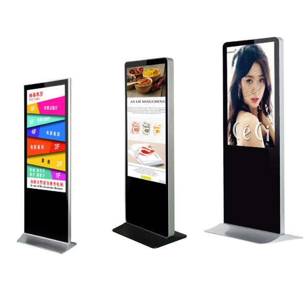 1920*1080FHD Floor Standing Signage Media Player , 42" Hotel Lobby Digital Signage