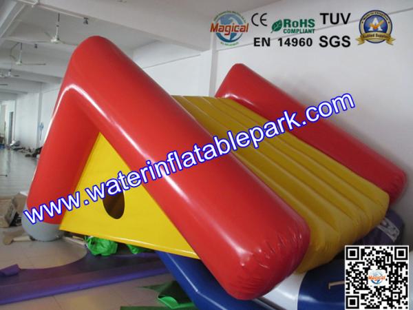 Quality Kids Play Water Park Toy Inflatable Floating Climbing Slide For Water Pool for sale