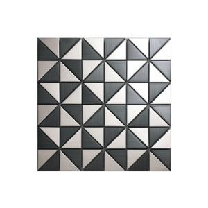 Buy cheap Kitchen 3D Mosaic Decorative Stainless Steel Wall Tiles Backsplash AISI 1219X2438mm product