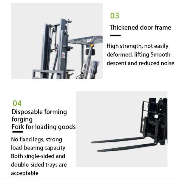strong 2 Ton battery electric forklift machinery