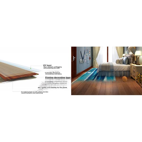 SPC Flooring Commercial Simple Color Waterproof Rigid Core Click Engineered