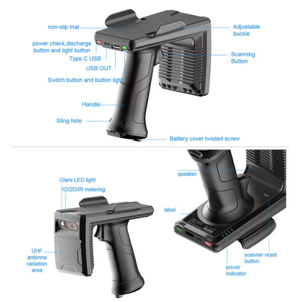 rfid reader with good heat dissipation and durability