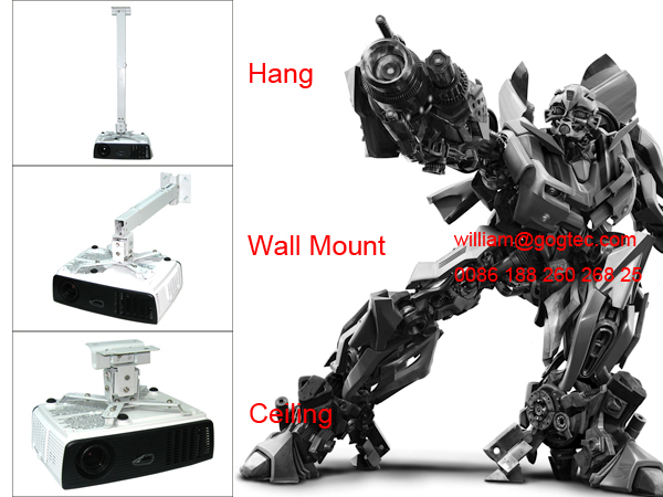 43-65CM universal projector bracket support holder hanging wall mounting ceiling suspend