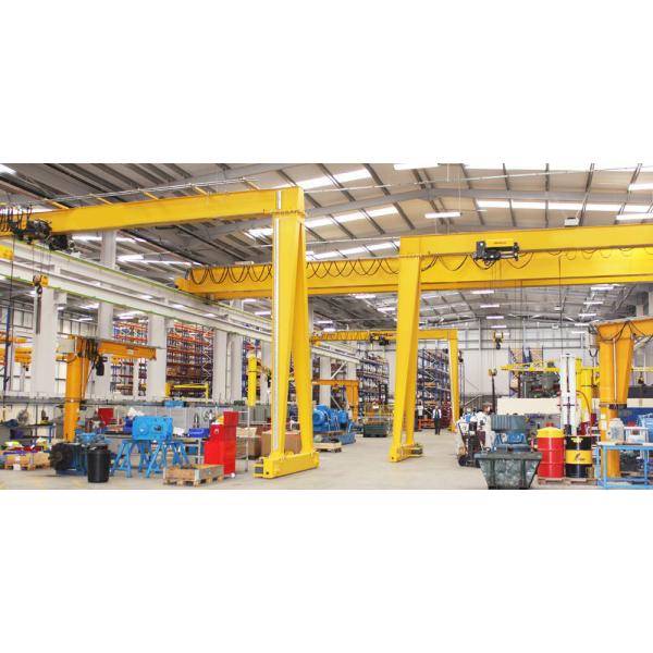 YT operation Q345B material handling situations applied FEM semi structure gantry crane