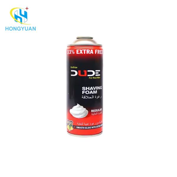 Metal Tin Aerosol Empty Can Aerosol Spray Shaving Foam Bottle