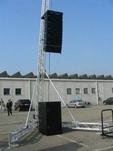 Buy cheap Single A Dj Speaker Stands Tower Aluminum 1.1T Loading 12M Height Spigot Truss product