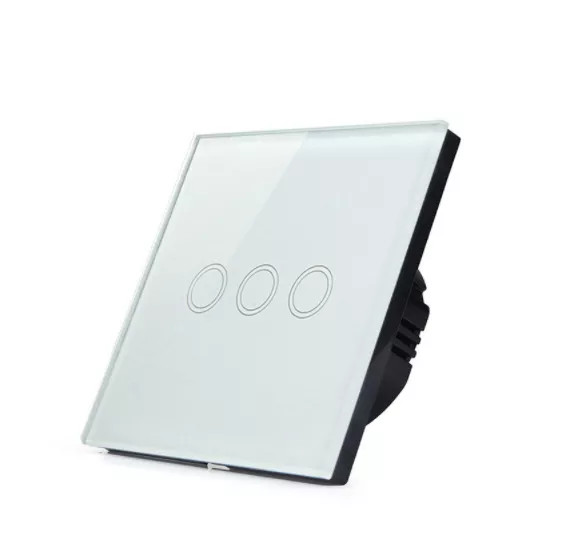 Glomarket 3 Gang Tuya Wifi Switch Controller Electrical Supplies Light Wall Switch Wireless Smart Home With Google Alexa
