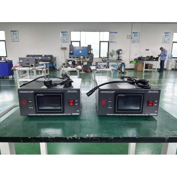 12V 20A Low Ripple DC Power Supply 220V Single Phase with Timer Relay Amp Minute Meter CPU HMI Control