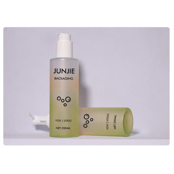 200ml Plastic Pet Toner Bottle for Shampoo Skincare Lotion Empty Containers Screw Cap Seal Screen Printable Eco-Friendly