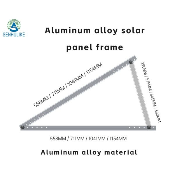 Photovoltaic Aluminum Triangular Bracket Customized For Solar Power Generation