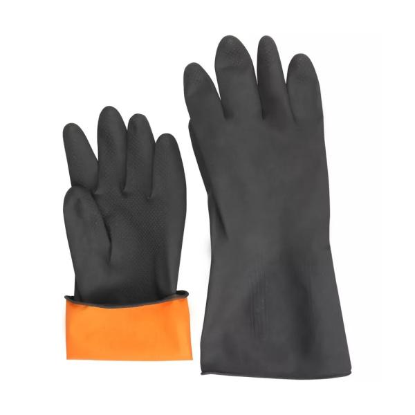 Industry working gloves blue nylon nitrile foam safety working gloves black nitrile gloves