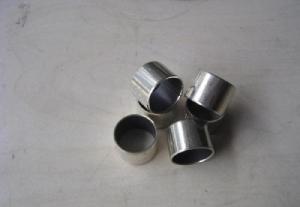 Buy cheap Metal Polymer Self Lubricating Bearing / Split Plain Bearing With Sintered Bronze Layer product