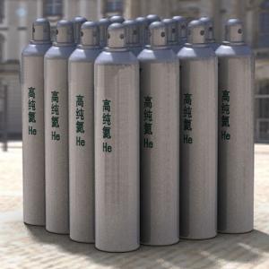 China Pure Helium Balloon Specialty Gas Cylinder 99.999% 8L on sale