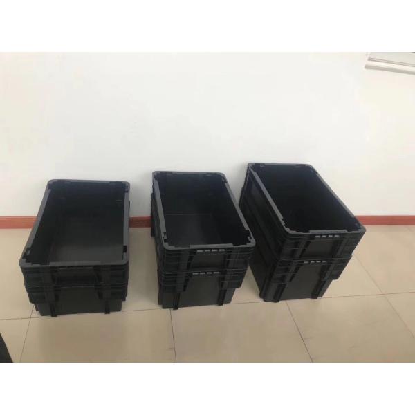 Coloured Returnable Reusable 180º Stacking & Nesting Solid Plastic Fishing Bins Box 600*400*230 mm