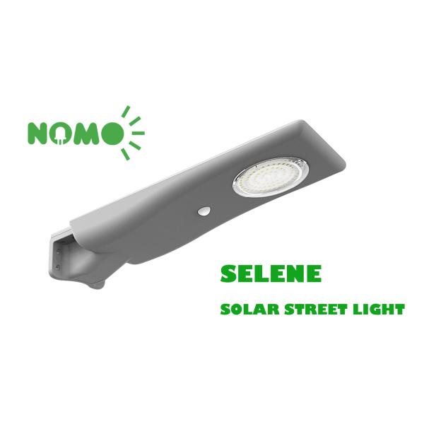 Wireless Motion Sensor Solar Panel Street Lights 1800 LM Long Life Span