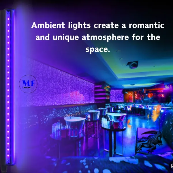 Factory Price 6W EU Us Standard Black Fluorescent Tube PC Alu. Hangable IP43 Nail Party KTV Ambient Atmosphere Scenario LED UV Light Light