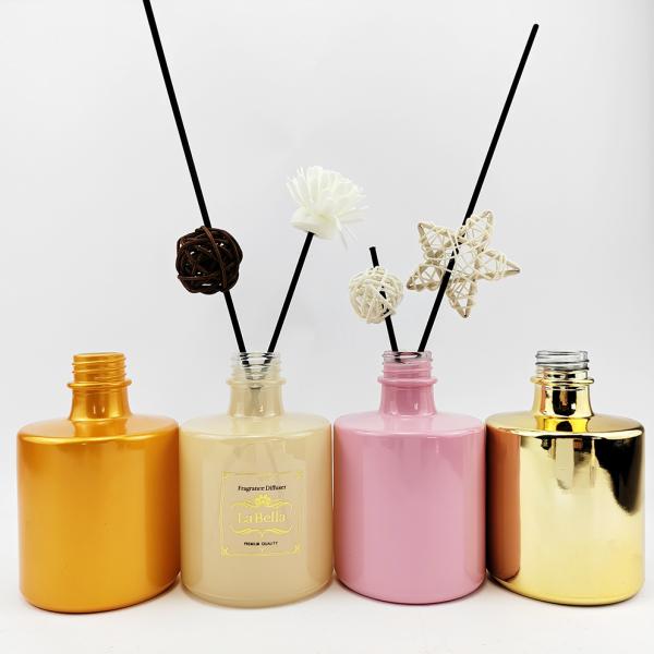 Customer's Choice Clear Glass Reed Diffuser Bottle Acceptable Logo 100ml 150ml 200ml