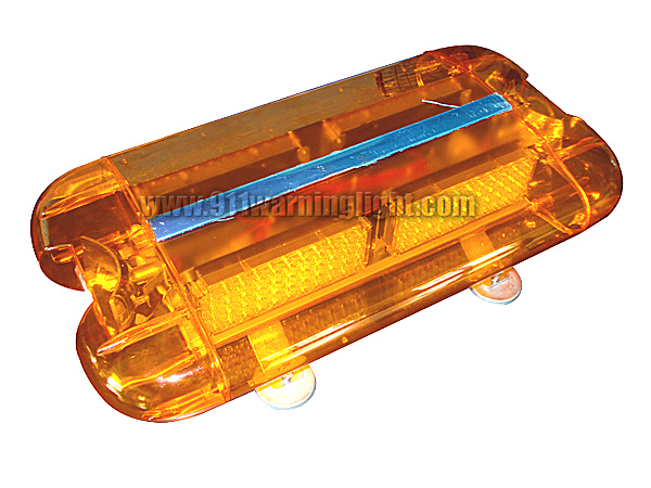 TBD-GA-E432 LED Mini Lightbar Amber color magnetic bracket