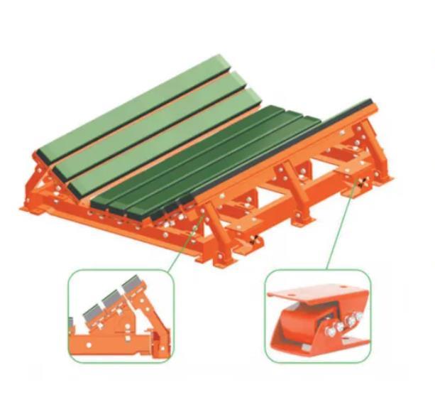Heavy-Duty Conveyor Impact Bed for Mining - Industrial Grade Impact-Resistant Conveying Equipment