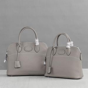 China high quality ladies calfskin shell bags 27cm 31cm grey designer handbags women luxury handbags famous brand handbags on sale