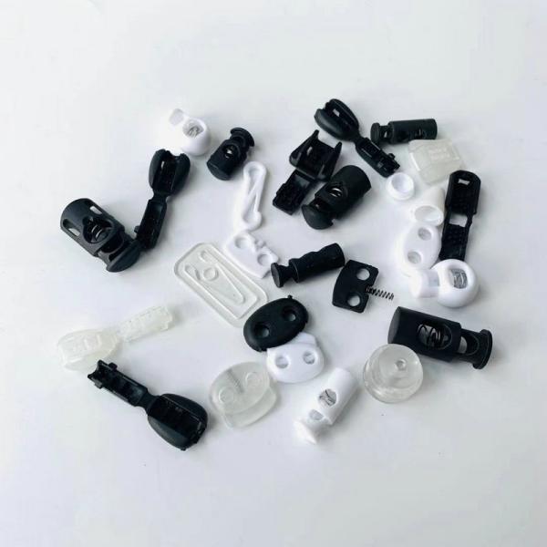 wholesale plastic nylon cord ender spring tollgle stopper plastic stopper for coat