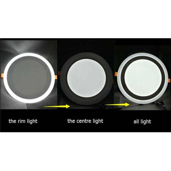 Recessed two color round LED panel light special for South America consumers