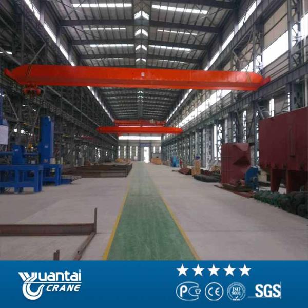 Yuantai free standard workshop single girder overhead crane 5 ton