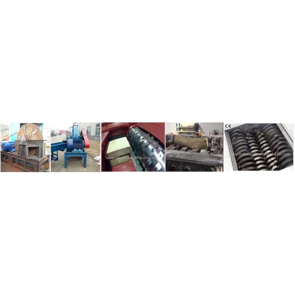 Industrial Waste Wood Shredder Stable Work Condition For Wood Crate / Pallet