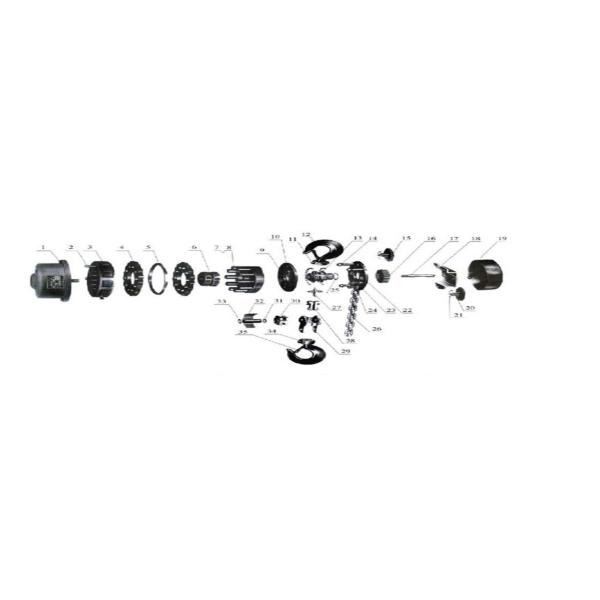 Traditional Tank Lifting Construction Electric Hoist With Chain Stainless Steel