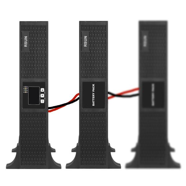 3kva Rack Mount Online UPS Long Backup Type 96VDC For 19 Inch Rack Cabinet LCD UPS