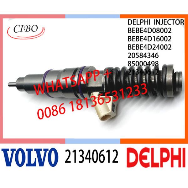Fuel Diesel Injector 21340612 BEBE4D08002 BEBE4D16002 BEBE4D24002 20584346 85000498 E3.18 for VOL D13 EURO3 HIGH POWER