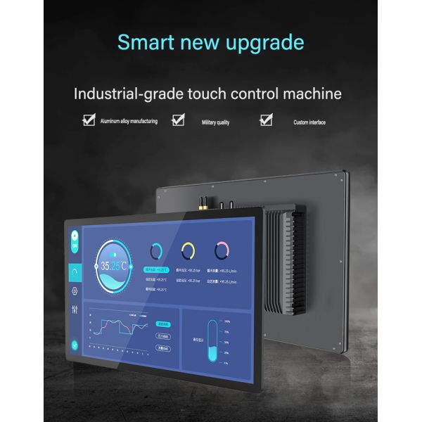 Wall Mount Android Industrial All-In-One PC Touch Screen Panel 10-Point Touch 1 Year Warranty Multi-size for Factory Automation