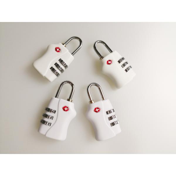 Heart Shape TSA Recognized Locks , Authorised PC Travel Combination Padlock For Suitcase