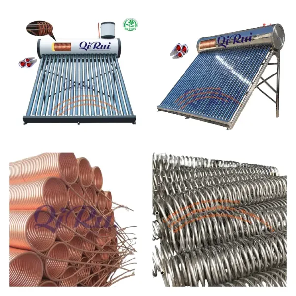 100L-360L Fresh Pressurized Hot Water Geyser Solar Water Heater System with Copper Coil