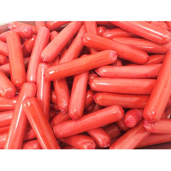 Biodegradable ECO Friendly Peelable Cellulose Casing For Vienna Sausages