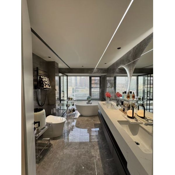 600x600mm Glossy Finish Acid-Resistant Porcelain Tile for Interior Walls