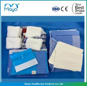 China SMS General Surgical Drape Pack CE ISO Surgical Drape Kit Blue on sale
