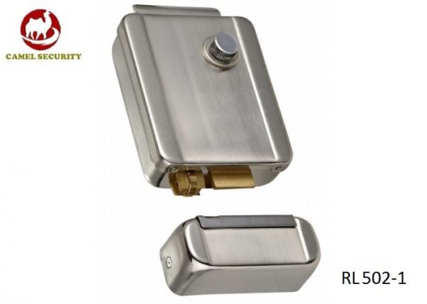 Quality Fail Secure Electric Bolt Lock Single Cylinder Rim Lock Pulse To Open RL502-1 for sale