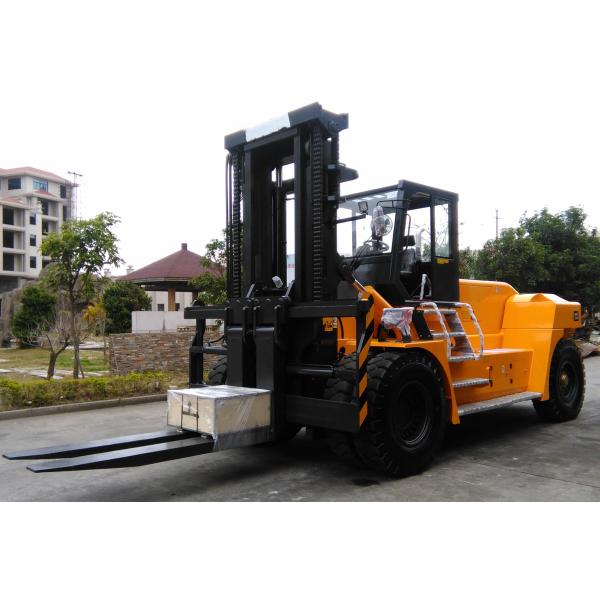 18 Ton Port Forklifts Volvo Energy Saving Engine Diesel Powered Yellow Color
