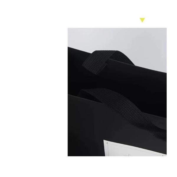 OEM Black White Apparel Paper Bag Clothing Marble Paper Gift Bags